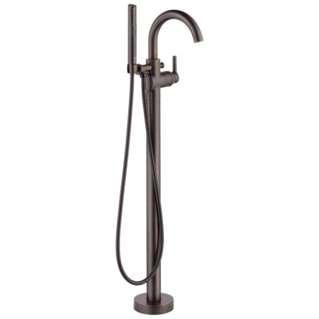 Delta Single hole installation Hole Floor-Mount Tub Filler Faucet, Venetian Bronze T4759-RBFL